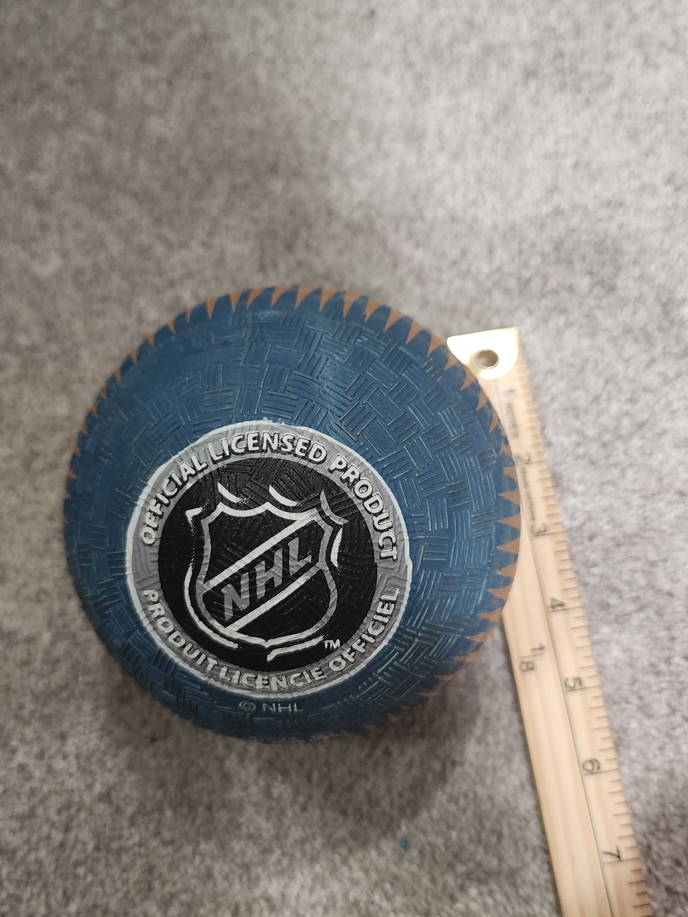 NHL Official Licensed Blue Hockey Ball